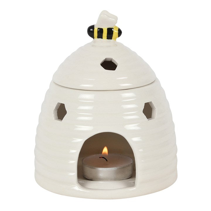 White Beehive Wax Burner