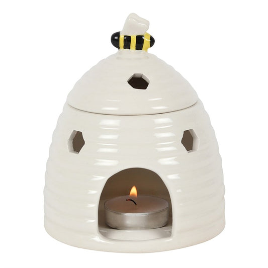 White Beehive Wax Burner