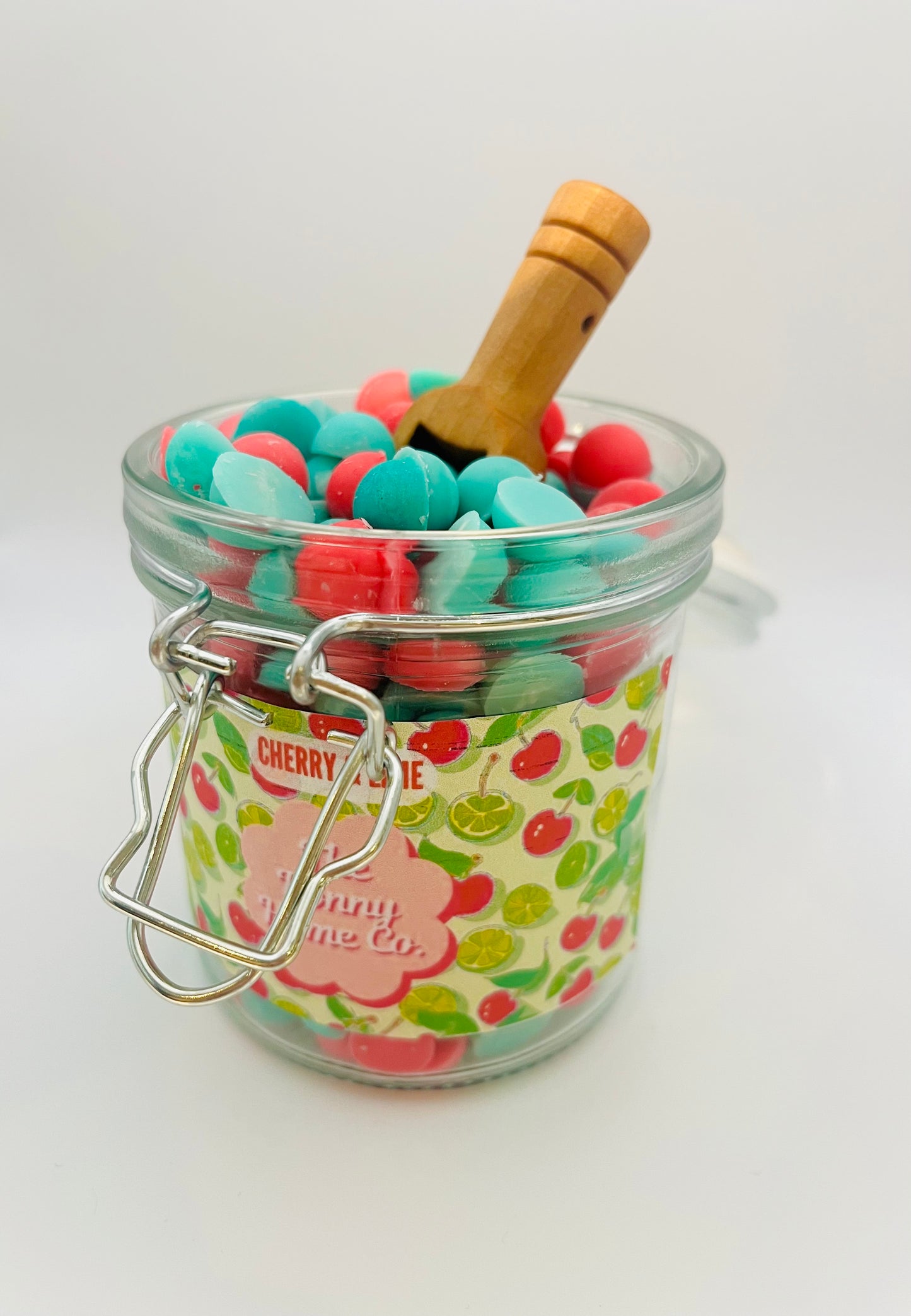 Cherry & Lime Scoop Jar