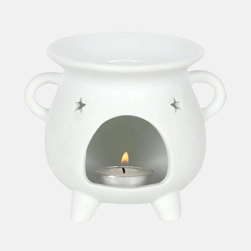 White Celestial Cauldron Burner
